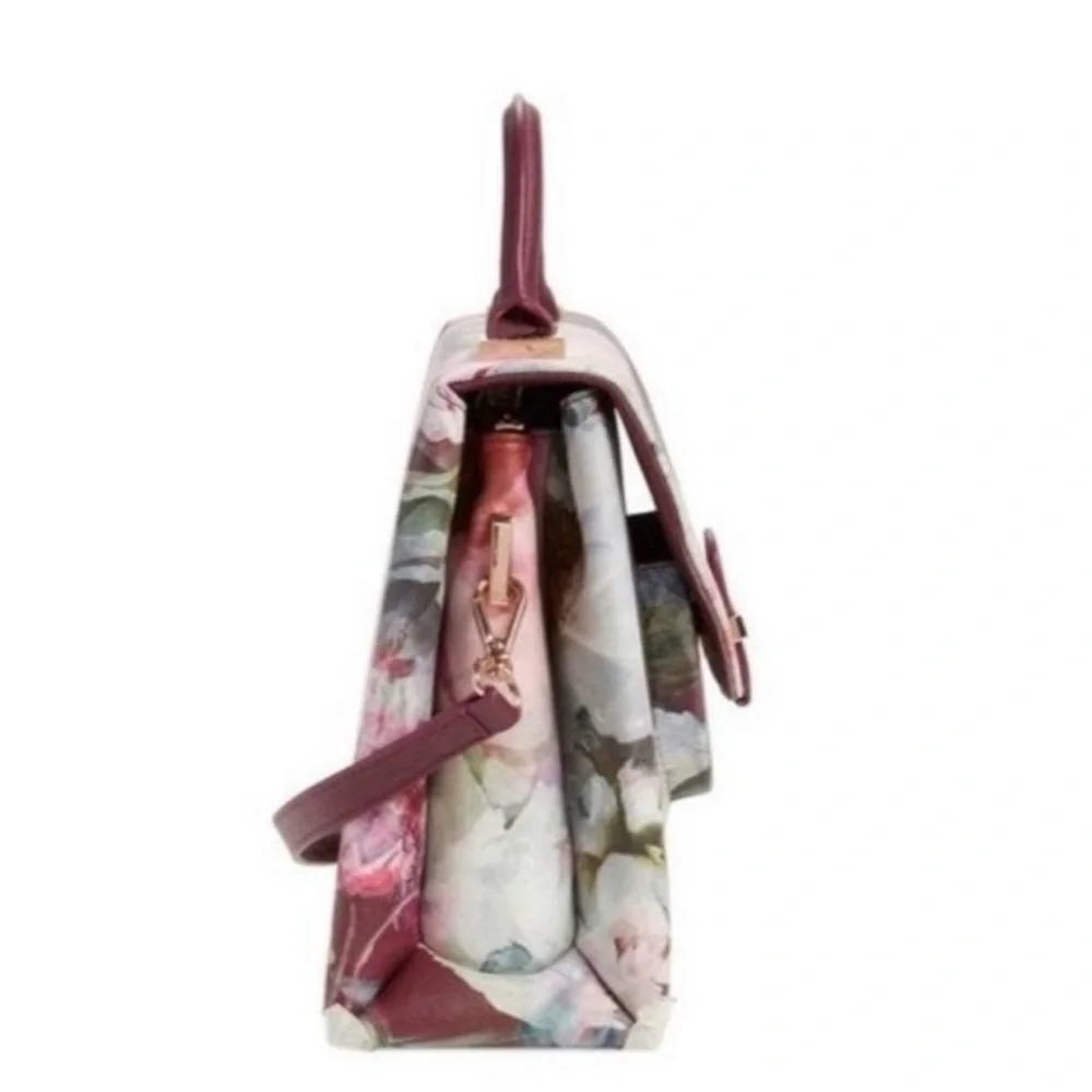 Ted Baker London Floral Burgundy Satchel